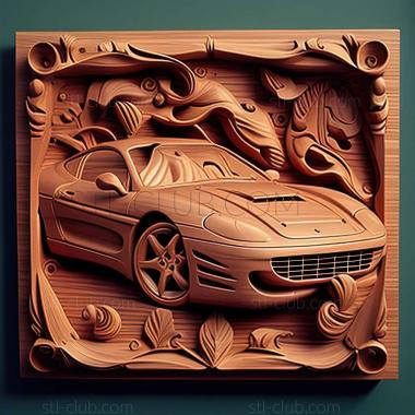 3D мадэль Ferrari 550 Maranello (STL)